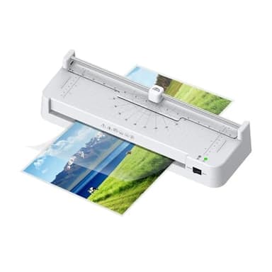 WUHUQN Laminator,Laminator Machine A3 Photo Laminator Paper Film Document Thermal Hot & Cold Laminator Plastificadora Termolaminar Plastifieuse Laminating Machine for Office, School, Home, Business