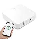 Tuya Smart Hub Bluetooth Gateway: Smart WiFi Bridge for NICE DIGI Smart Door Lock and Tuya Bluetooth Device - Remote Control and Voice Control via Alexa & Google Assistant - Works with 2.4 GHz