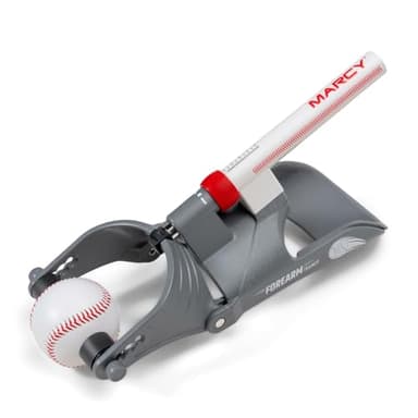 Marcy Wedge Forearm Trainer Wedge‑BB – Baseball‑Style Grip Forearm & Wrist Strengthener with Adjustable Resistance Dial – Portable Home Gym Grip Builder for Flexor & Extensor Muscle Development