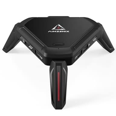 AIMZENIX Monster Keyboard and Mouse Adapter for PS5, PS4, PC, Xbox Series X/S, Xbox One, NS, NS2, Emulator Console Supports APP Real-time Adjustment, Aim Assist【Latest Version: 782412】