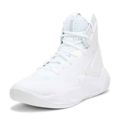 Under Armour Women's Highlight Ace 2 Volleyball Shoes, (100) White/White/Halo Gray, 8, US