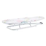 Amazon Basics Ironing Board Tabletop 77x29 cm, White, Floral