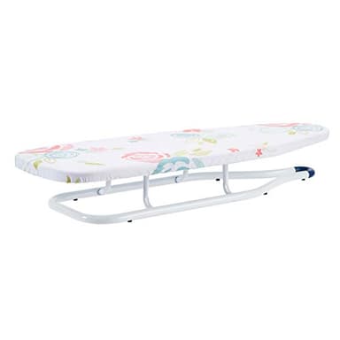 Amazon Basics Ironing Board Tabletop 77x29 cm, White, Floral