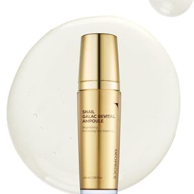 Deoproce Snail Galac Revital Ampoule 40ml | Hydrating & Firming Face Serum with Snail Mucin, Phyto Mucin and Galactomyces for Smooth, Radiant Skin | Lightweight, Non-Sticky Korean Skincare