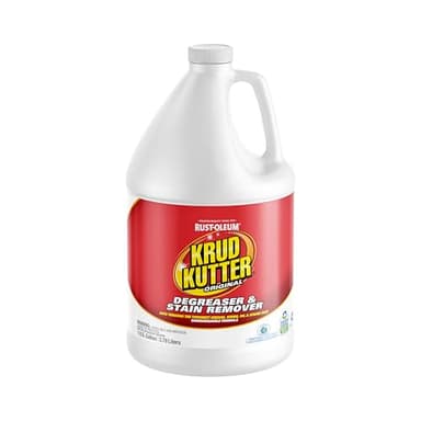 Krud Kutter Original Concentrated Cleaner Degreaser, 1 Gallon, Heavy Duty Multi Surface Cleaner for Grease, Oil and Tough Stains, Dilutable for Kitchen, Garage, Floors and Outdoor Use