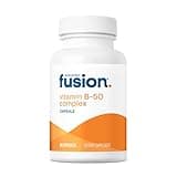 Bariatric Fusion Vitamin B-50 Complex | Vegan B Complex Vitamins for Women and Men | Easy to Swallow Vitamin B Complex Capsule | 8 B Vitamins Including Vitamin B12 | 90 Count | 3 Month Supply