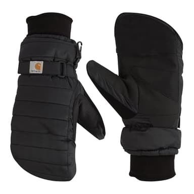 Carhartt Women's Quilts Insulated Mitten, Black, Medium