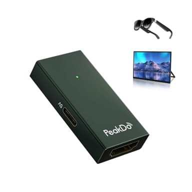 PeakDo HDMI to USB C Adapter 4K@60Hz,HDMI to Type C Adapter for XREAL One/Air 2 Pro/Air 2,Viture Pro/One,RayNeo Air 2s,Rokid AR Glasses,Portable Monitor from PS5/4,Xbox,Laptop,PC,Dark Green