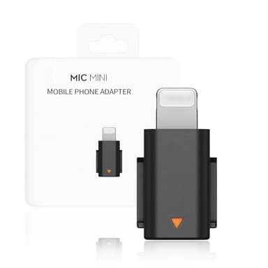 Eaglewireless Mobile Phone IOS Lighting Adapter for DJI Mic Mini, Compatible with iPhone 14 13 12 11 XS Max 8, Smartphone/PC/Mac Connector（Brand New Sealed in Box)