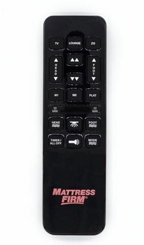 HJH55 Mattress Firm 600 and 3000 Series Adjustable Bed Base Remote Replacement