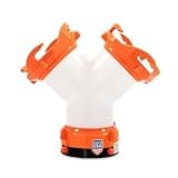Camco RhinoFLEX Camper/RV Wye Sewer Hose Fitting | Features 360-Degree Swivel Ends & Built-In Gaskets for Odor Tight Connection | Allows for 2 Sewer Hoses to Connect to the Same Dump Station (39812),