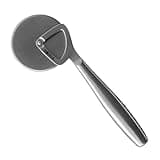 Boska Stainless Steel Pizza Cutter - Copenhagen Multifunctional Pizza Wheel Cutter - Handheld Food Slicer - Silver Non-Stick Adjustable Roller - Dishwasher Safe - For Kitchen Cooking