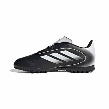 Adidas Unisex-Kids Goletto IX Turf Soccer, Black/White/Black, 4