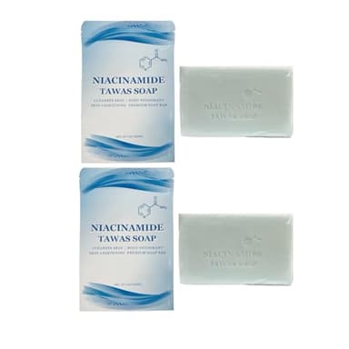 2 Bars Niacinamide Tawas Soap 100g Each
