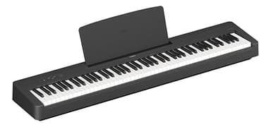 Yamaha 88-Key Digital Piano with Weighted Keys, Compact Design, Bluetooth, Keyboard, Music Rest, Sustain Foot Switch, and Built-in Speakers for Home Practice or Travel P145BT