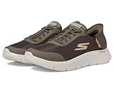 Skechers Men's Go Walk Flex Hands Free Slip-Ins Sneaker, Brown, 10