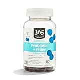365 by Whole Foods Market, Gummies Probiotic Fiber 2 Bill Blue Raspberry, 60 Count