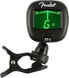 FenderMusical FT-1 Professional Clip-On Chromatic Tuner, Green Display