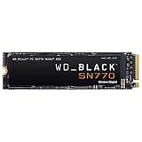 Western Digital WD_BLACK 2TB SN770 NVMe Internal Gaming SSD Solid State Drive - Gen4 PCIe, M.2 2280, Up to 5,150 MB/s - WDS200T3X0E