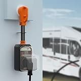BSEED RV Surge Protector 50 Amp, 16000J Upgraded RV Power Surge Protector, RV Circuit Analyzer with Waterproof Cover, Automatic Protect RV Electrical System, RV Adapter Plug for Camper Travel Trailers