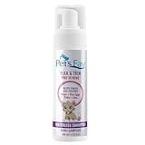Flea & Tick Waterless Cat Shampoo - Natural Dry Foam for Cats & Kittens