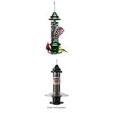 Brome Squirrel Buster Plus Wild Bird Feeder with Cardinal Perch Ring and Weather Guard