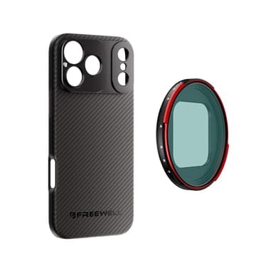 FREEWELL Pro Filmmaker Case and VND/CPL 3-7 Stops Filter Kit Compatible with iPhone 17 Pro Max