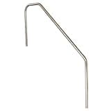 S.R. Smith 3HR-5-049 3-Bend Swimming Pool Handrail, Stainless Steel, 5-Foot, Rail