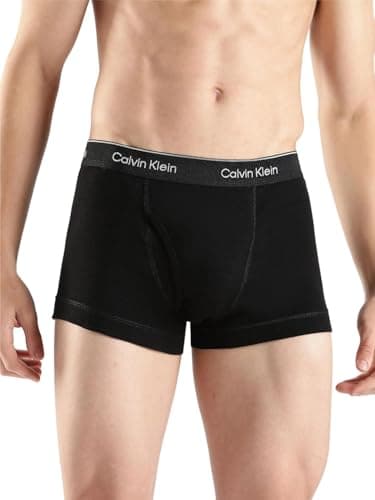 Calvin Klein Men's Underwear Cotton Classics Multipack Trunks, black (5 Pack), L