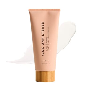+ Lux Unfiltered N°32 Summer Skin Classic Gradual Self Tanner, Hydrating Self Tanning Lotion with Shea Butter & Squalane - Non-Sticky, No Transfer, Natural-Looking - Vegan Sunless Tanner - Santal