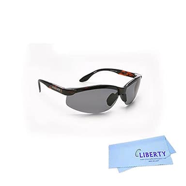 Eschenbach Optik SolarComfort Polarized Sunglasses with UV Protection - Includes Liberty Microfiber Cloth (Gray)
