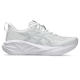 ASICS Women's NOVABLAST 5 Running Shoes, 8.5, White/Piedmont Grey