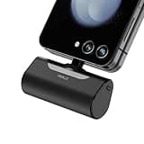 iWALK Small USB-C Portable Charger, 4500mAh Portable Charger for iPhone 16/15 16 Plus 16 Pro Max Mini Power Bank for Samsung Galaxy S25 S24 S23, Z Flip 5, Note, Moto, LG, Google Pixel, Black