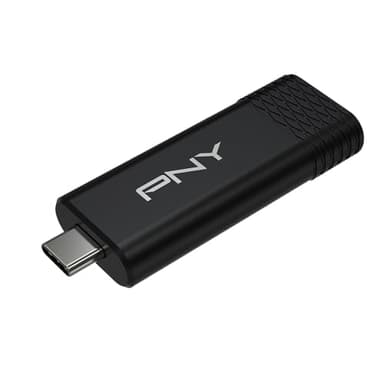 PNY PRO Elite V3™ Type-C 256GB USB 3.2 Gen 2 Flash Drive – Up to 1000MB/s Read, Up to 800MB/s Write, Extreme Performance for Professional Data Storage and Transfers, Premium Metal Design, USB-C