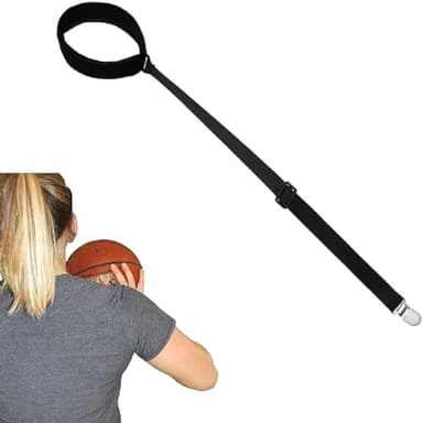 FITONE Straight Shot Basketball Shooting Training Aid Keeps Elbow in & Follow Thru Straight for Kids and Youth Player – Black