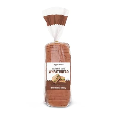 Amazon Grocery, Round Top Wheat Bread, 20 Oz, Frozen (Previously Amazon Fresh Brand, Packaging May Vary)