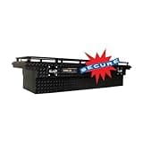 Camlocker S71LPRLMB 71 Inch Low Profile Crossover Truck Tool Box with Rail - Matte Black, Heavy Duty Aluminum, Weather Tight Construction, Sliding Tool Tray Organizer, Made in USA