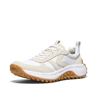 KEEN Women's KS86 Comfortable Durable Retro Style Sneakers, Birch/Star White, 7