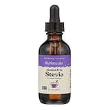 NuNaturals Liquid Stevia, Sugar-Free Sweetener, Plant-Based Sugar Substitute, Zero Calorie, Unflavored, Alcohol Free, 2oz
