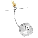 2 1/4" Locking Diesel Fuel Cap Compatible with Reefer Trailer, International MD Semi Trucks, Ford 650/750 Replace# FTA-C02 FTA-N-04 FTA-N6-16 FTA-N-73, With Rubber Seal Ring Safety Chain and 2 Keys