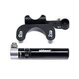 EyezOff Airbone ZT-726 Mini Dual Function Bicycle Pump - Compact Manual Pump + CO2 Inflator (100PSI)