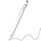 NTHJOYS 2 in 1 Rechargeable Digital Pen Fine Point Stylus for iPhone/iPad Pro/Mini/Air/Samsung and Other Touch Screens