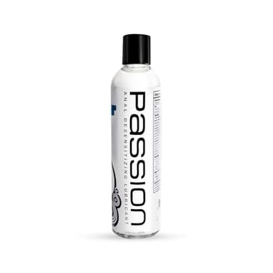 Passion Anal Desensitizing Lube, Max Strength Water-Based Lube, 8.25 Oz