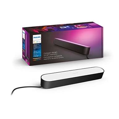 Philips Hue Smart Play Light Bar Base Kit, Black - White & Color Ambiance LED Color-Changing Light - 1 Pack - Requires Bridge - Control with App - Works with Alexa, Google Assistant and Apple HomeKit