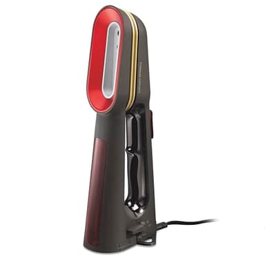 CHI SteamPress 3-in-1 Handheld Garment Steamer & Clamping Steam Iron, No Ironing Board Needed, 200ml Water Tank, 9 Minutes of Steaming, 25 Second Fast Heat-Up, 1500 Watts, 10’ Cord, Black (11600)