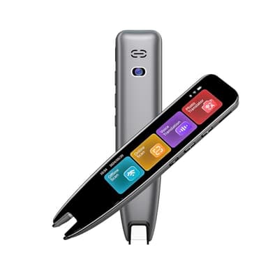 Translator Pen&Scan Reader Pen for Language Learners&Dyslexia&Learning Difficulties&Kids & Adults,OCR Translation Pen&Pen Scanner,Text to Speech Device for 142 Language(Grey)