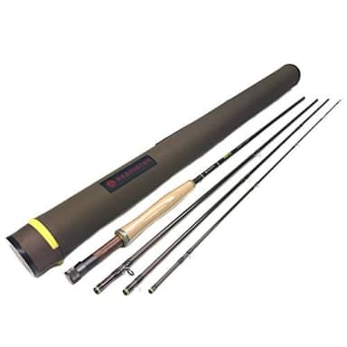 Redington Path Fly Fishing Rod with Tube, 4 Pieces, Medium Fast Action Freshwater Fly Rod, Case Included, 5WT 9'0"