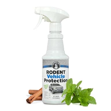 Grandpa Gus's Rodent Repellent for Car Engines, Peppermint Oil & Cinnamon Oil Rodent Repellent Spray for Cars, Trucks, RVs, ATVs, Engine Wire Protection & Interior Defense, 16 fl oz