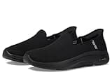 Skechers Women's Go Walk Arch Fit 2.0 Delara Hands Free Slip-Ins Sneaker, Black, 9