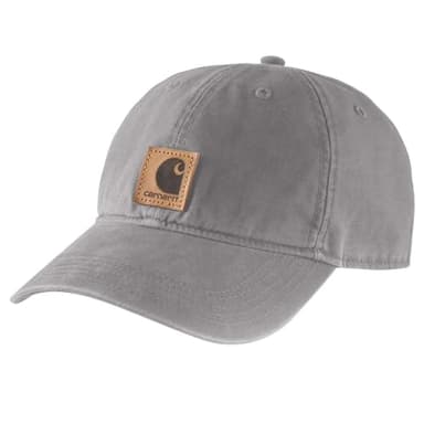 Carhartt Mens Canvas Baseball Cap, Asphalt, One Size US
